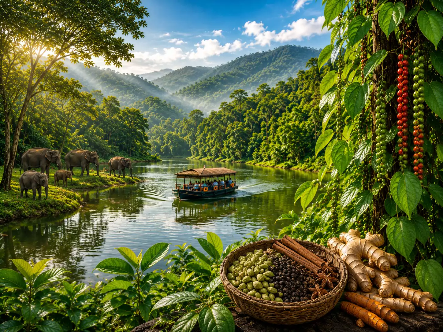 The Kerala hills