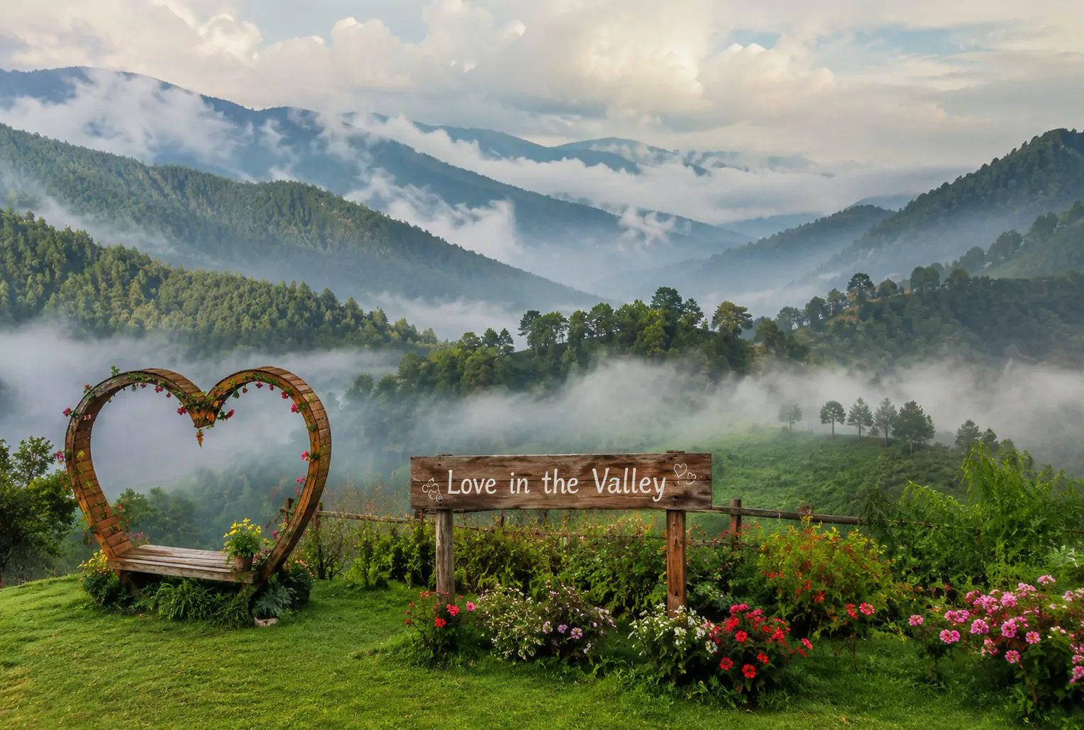 The Ladakh valley