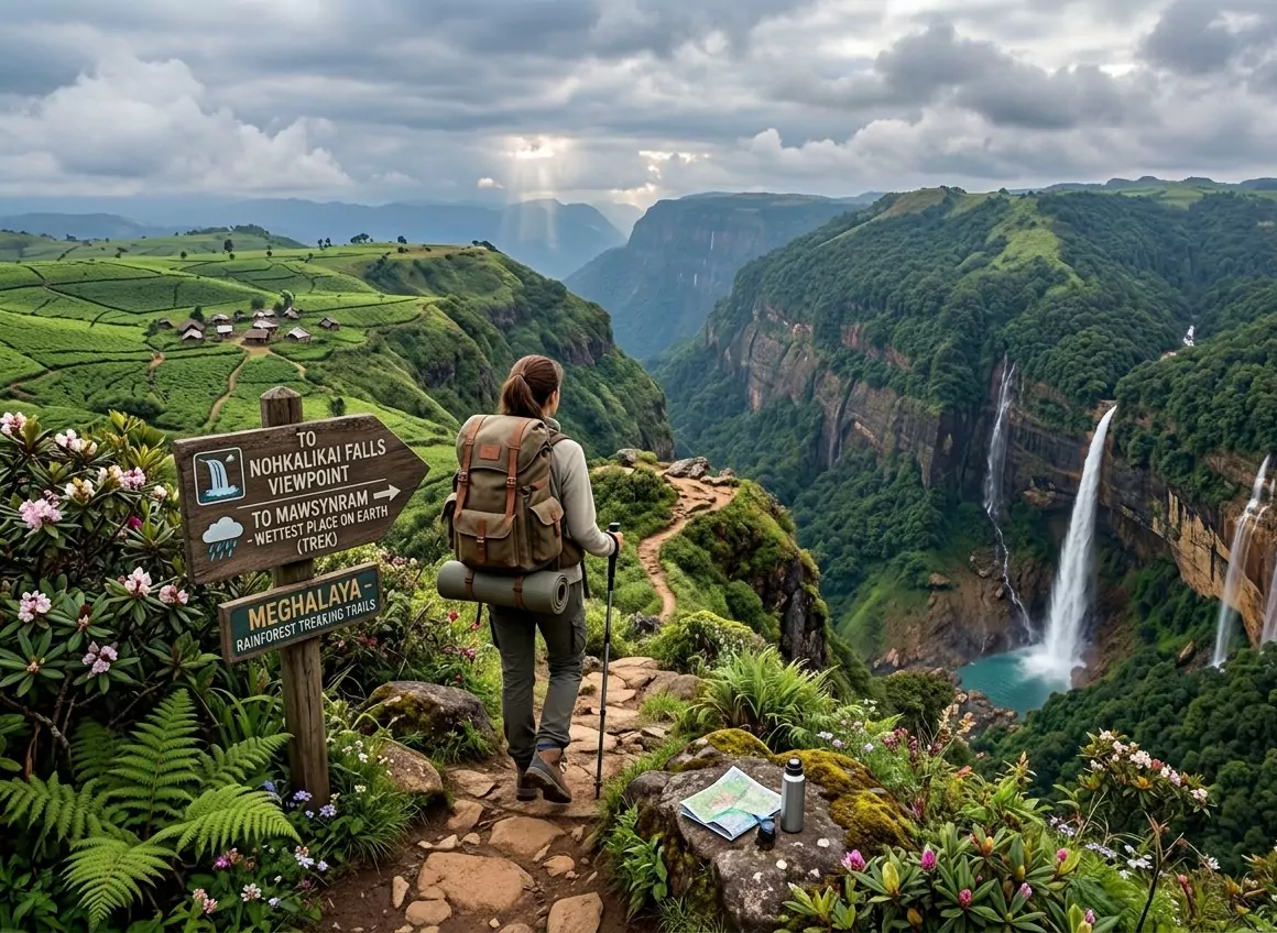 The hills of Meghalaya