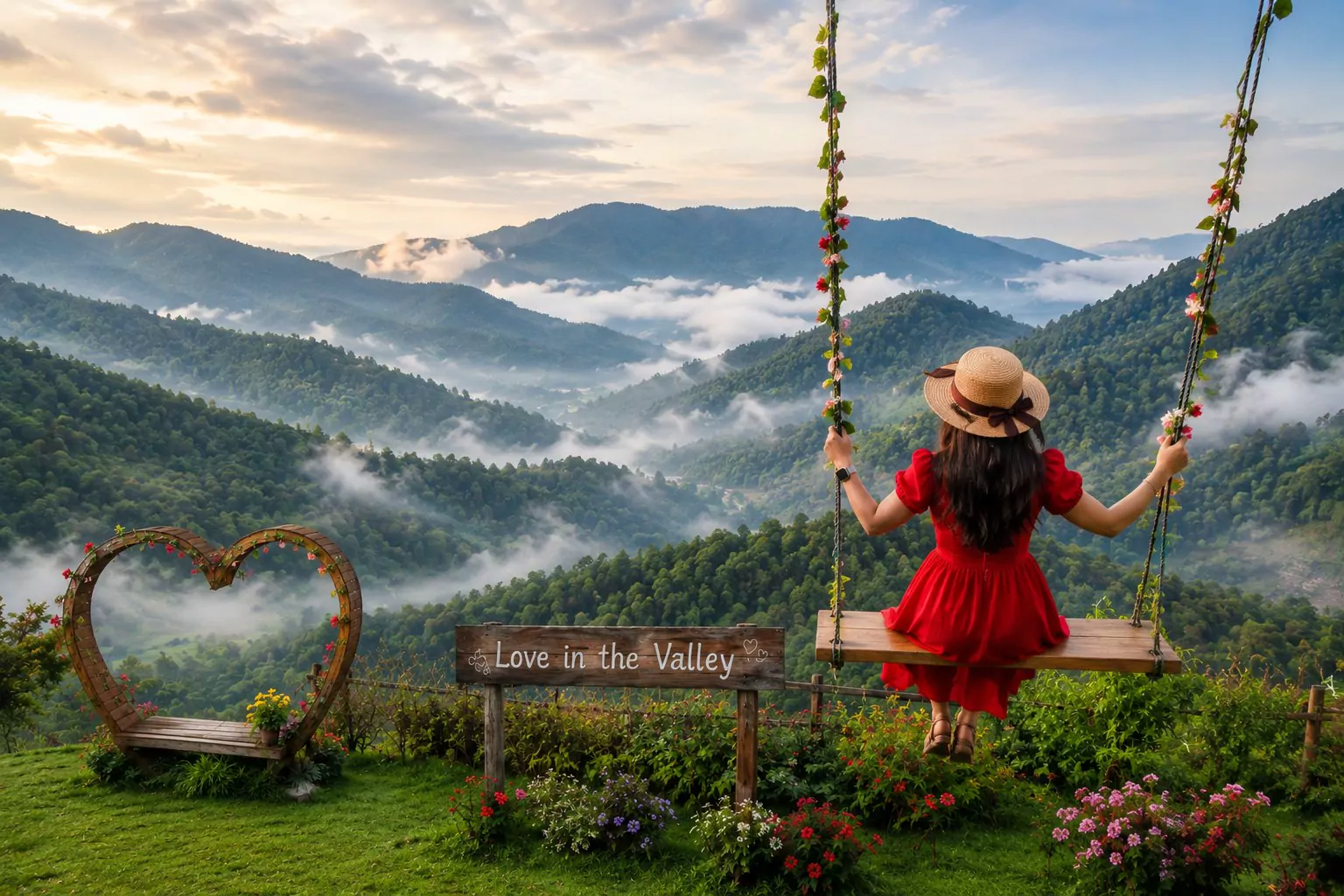 A valley in Kashmir
