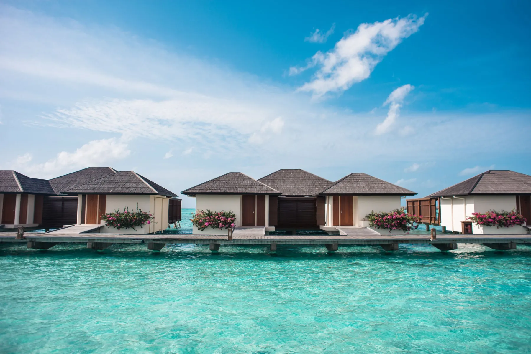 Splendid overwater villas in Maldives offering a serene and luxurious vacation experience.